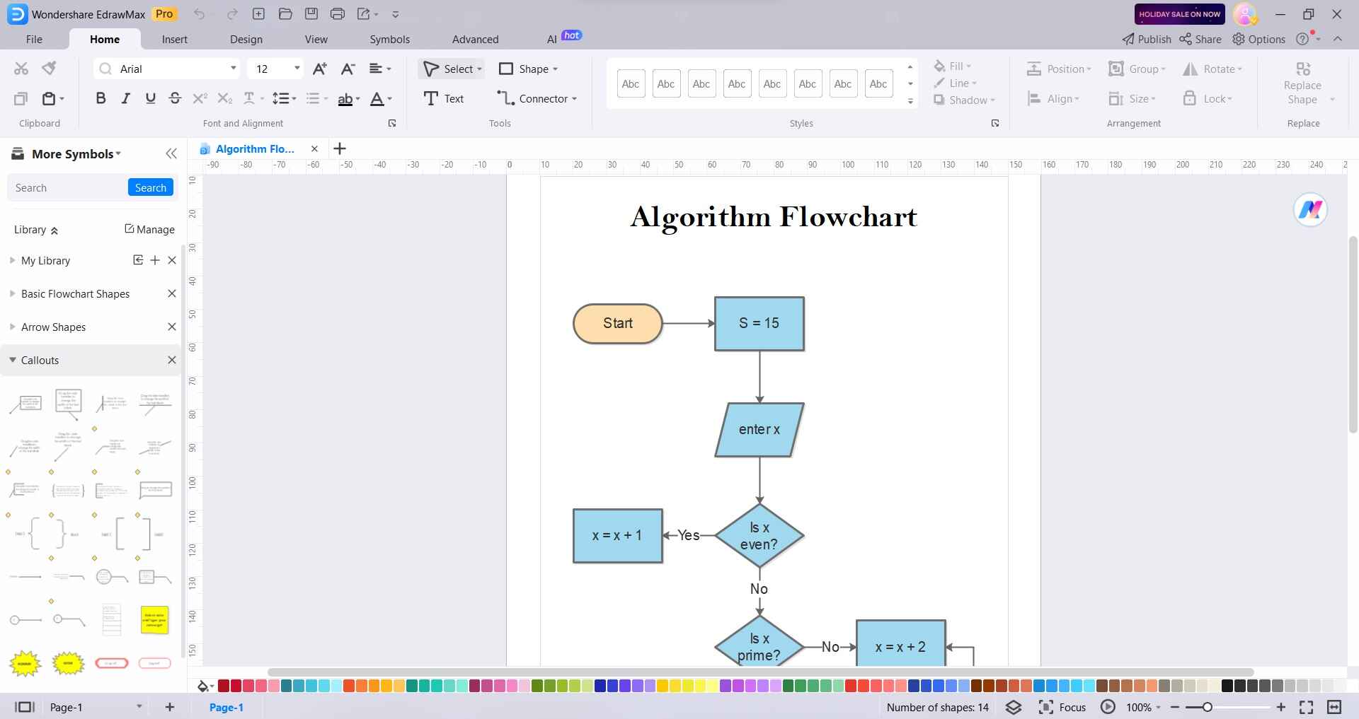 algorithm flowchart