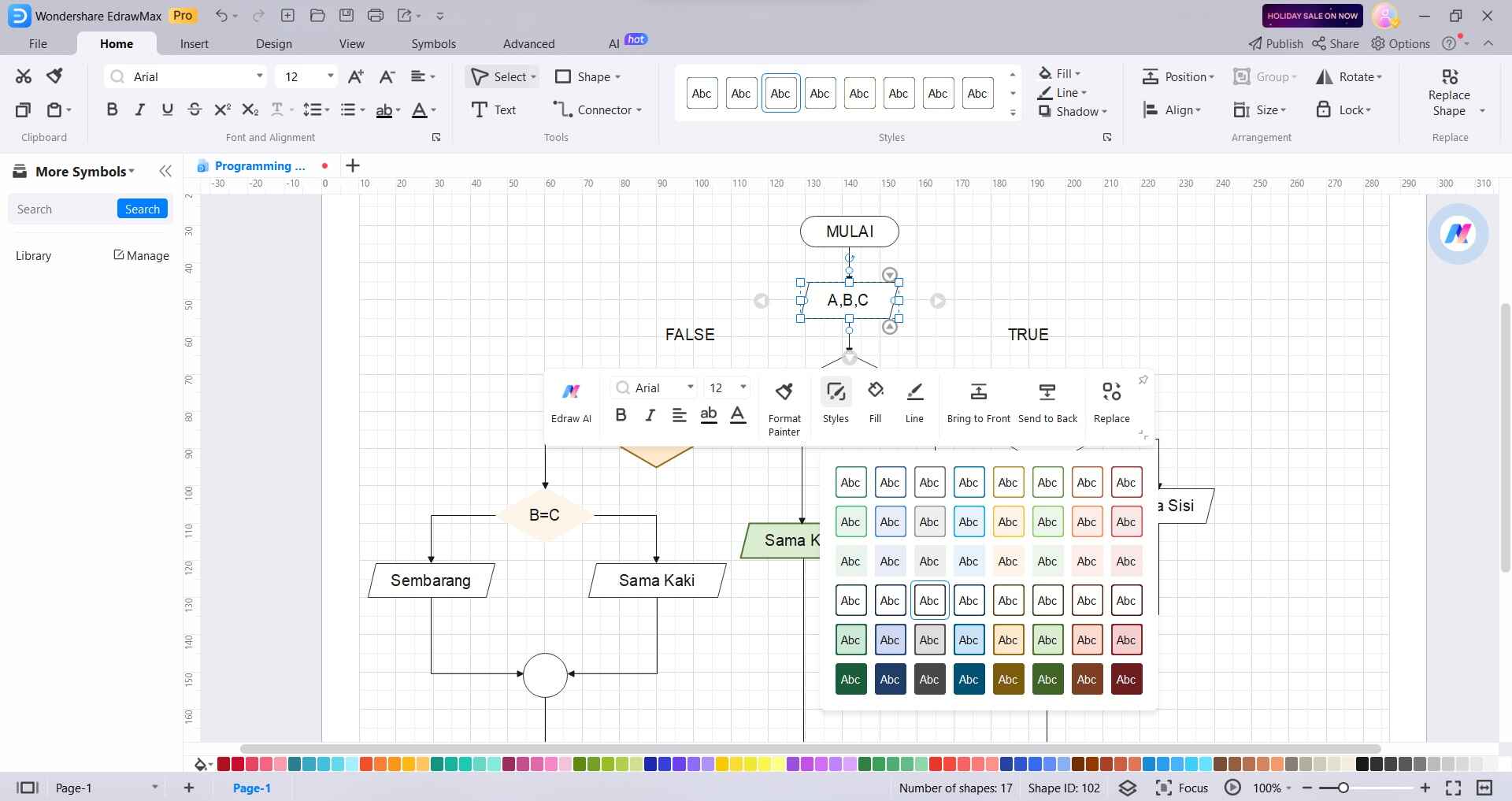 format colors