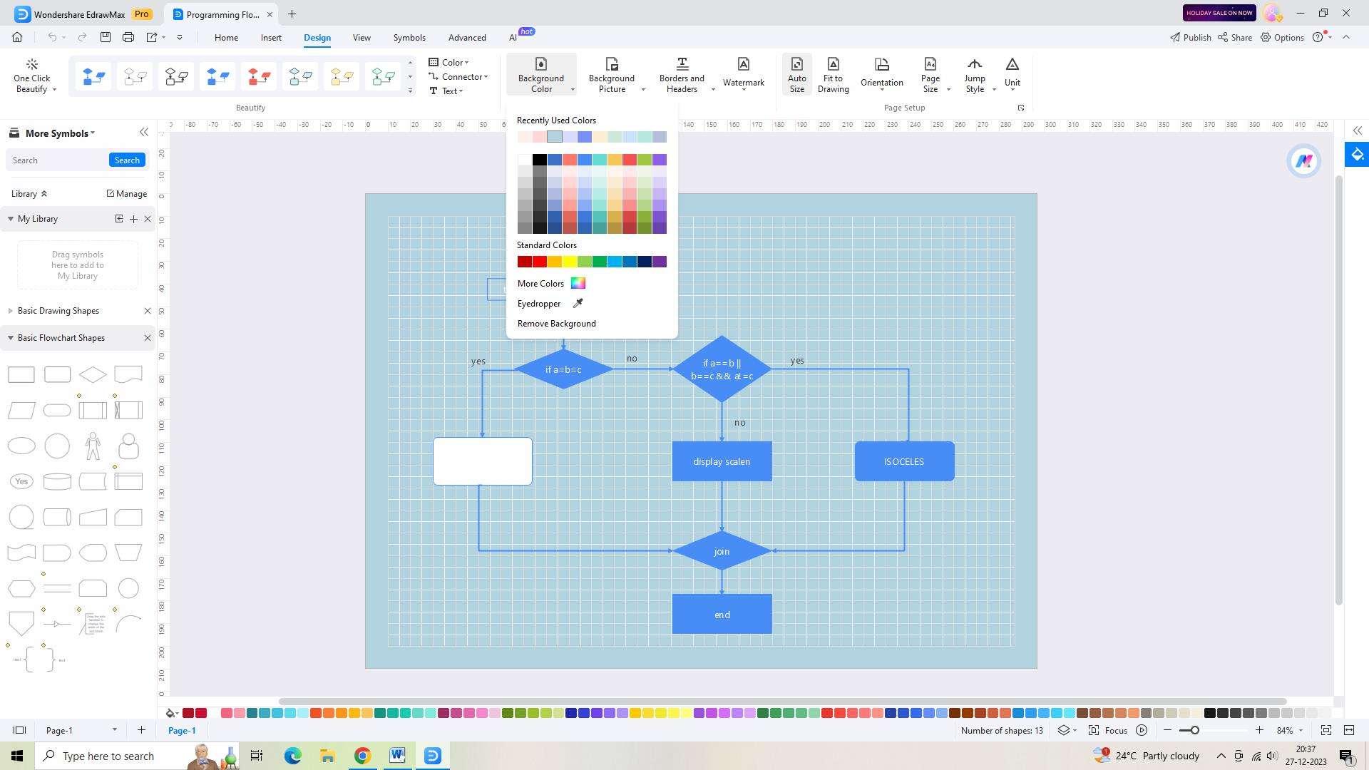 customizing the template