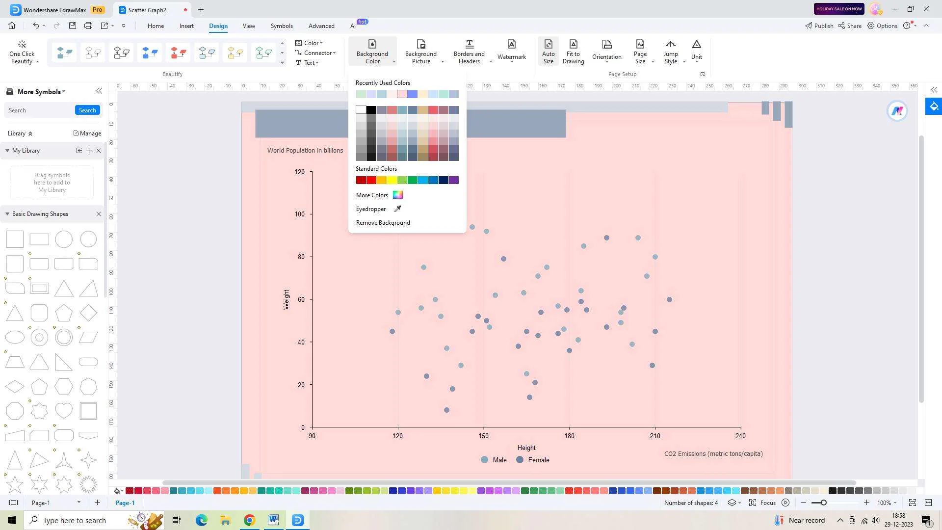 customizing the graph