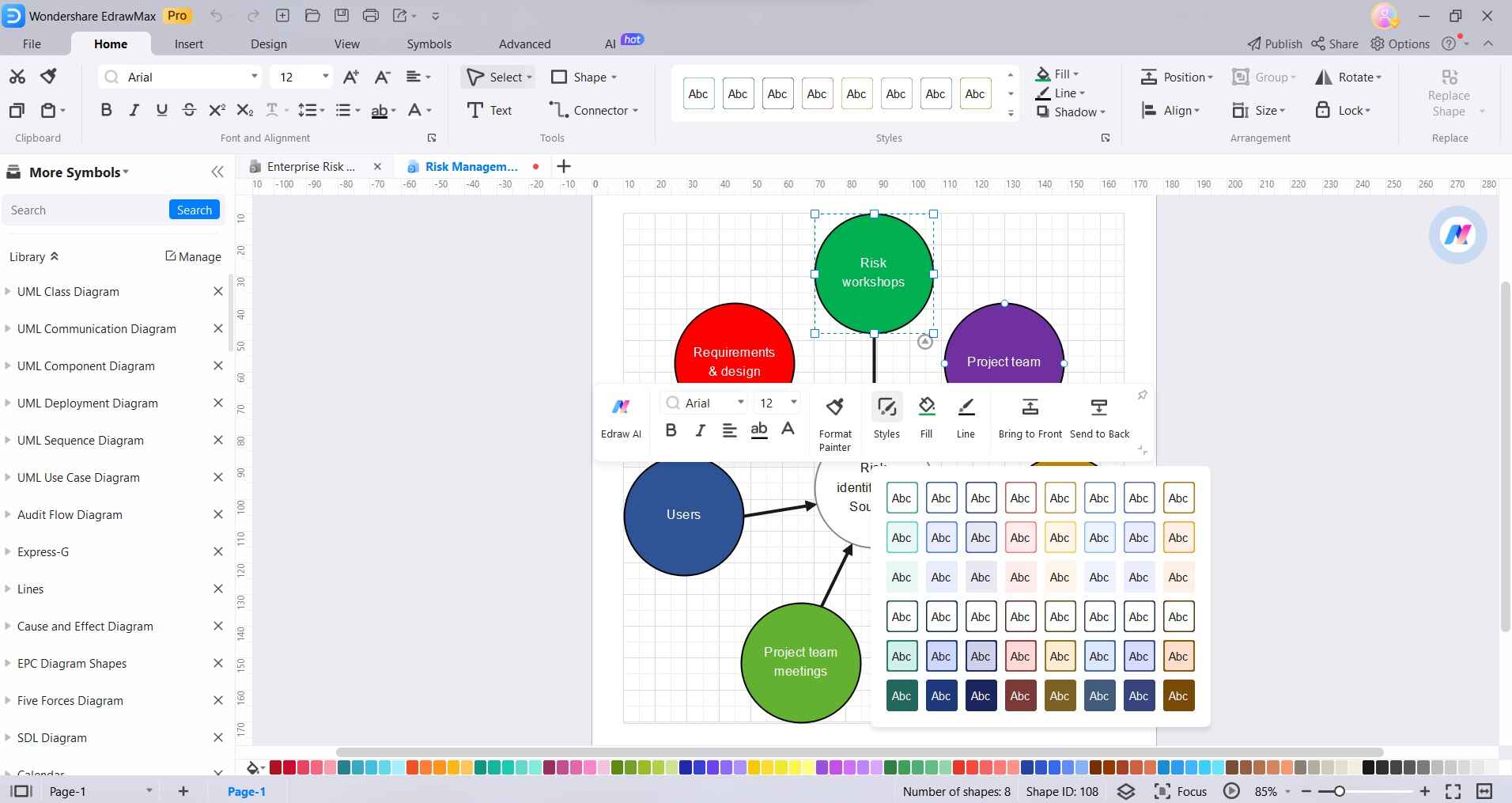 format colors