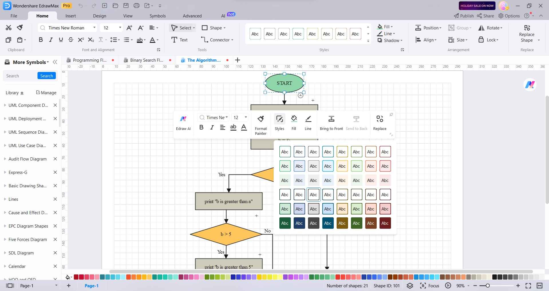 format colors