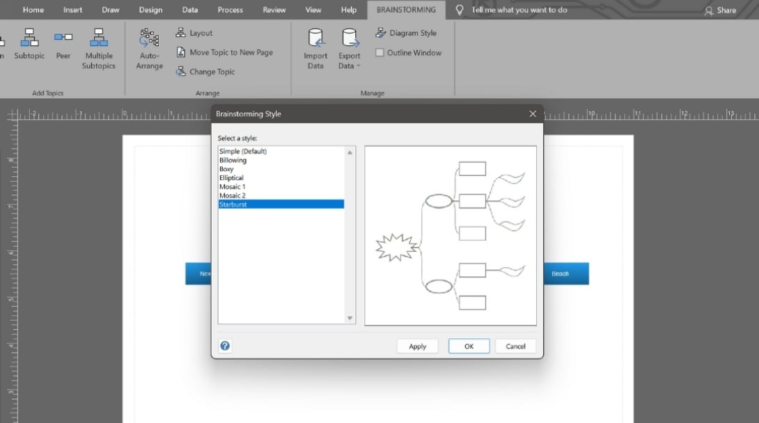 create-a-mind-map-in-visio