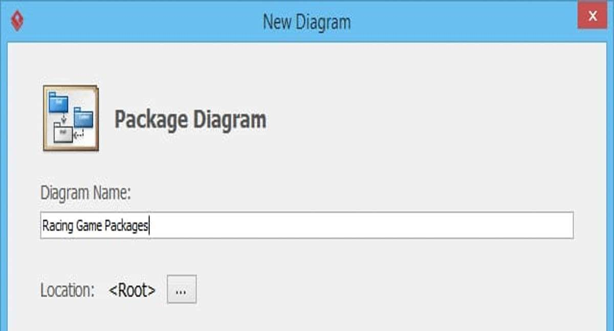 new package diagram