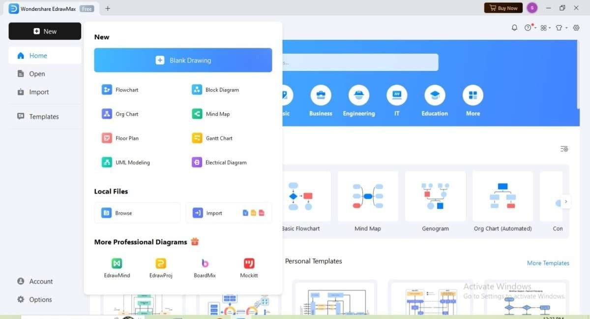 create a new package diagram