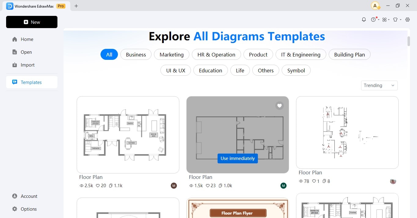 edrawmax templates gallery