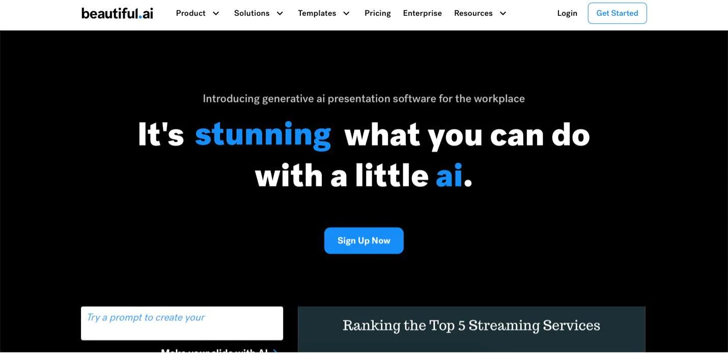 beautiful.ai website