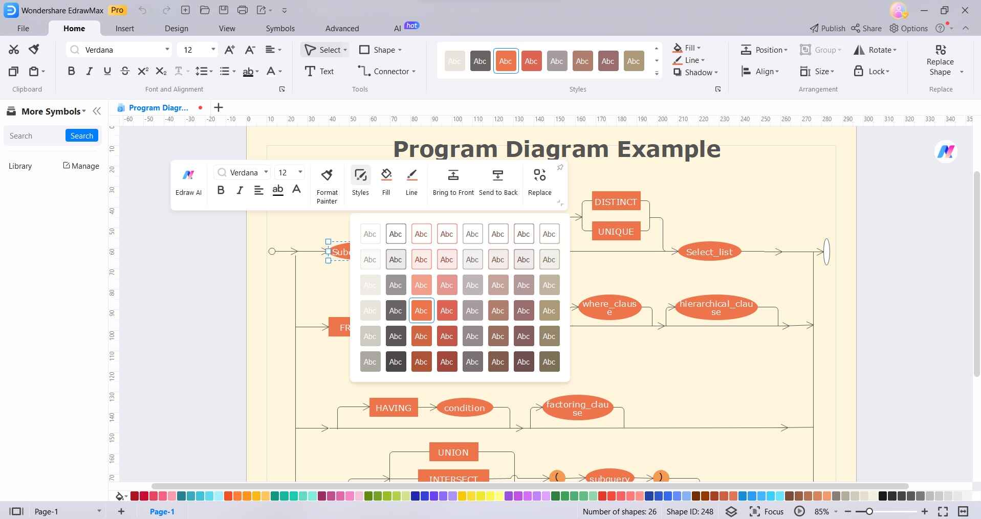 format colors