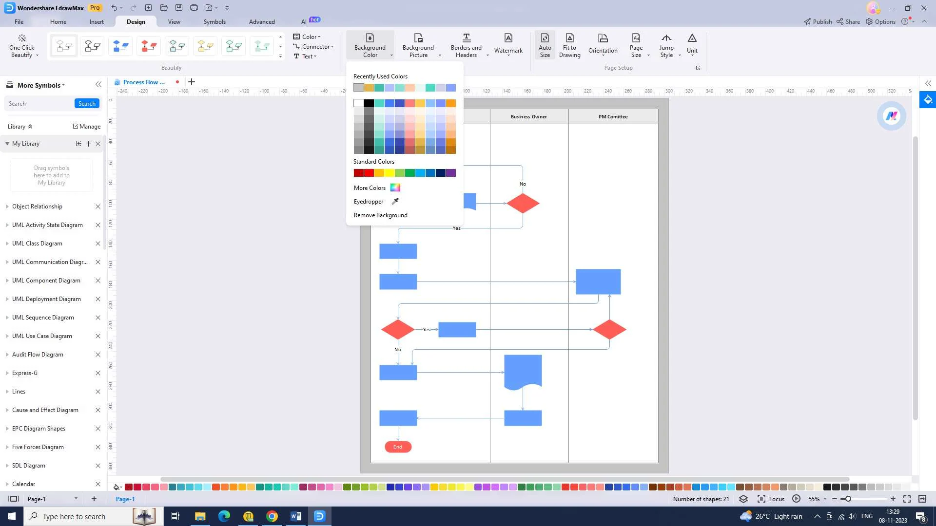  customizing the template