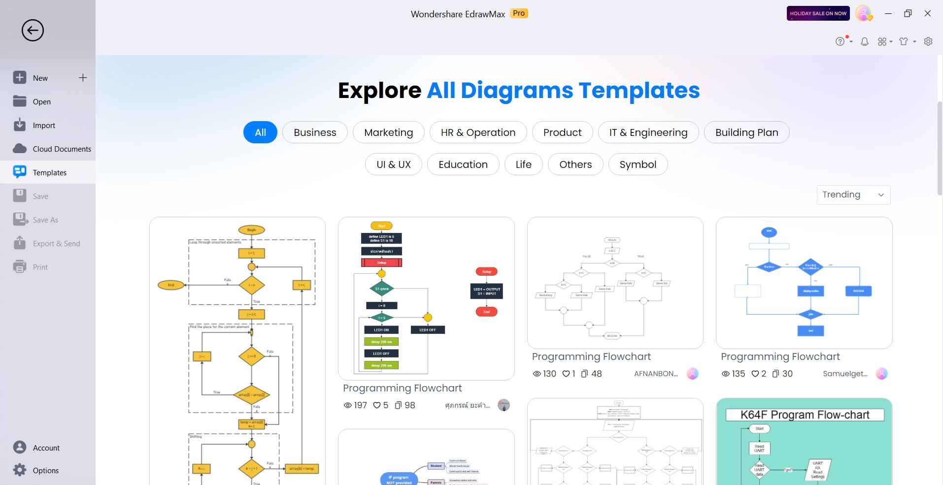 edrawmax template gallery