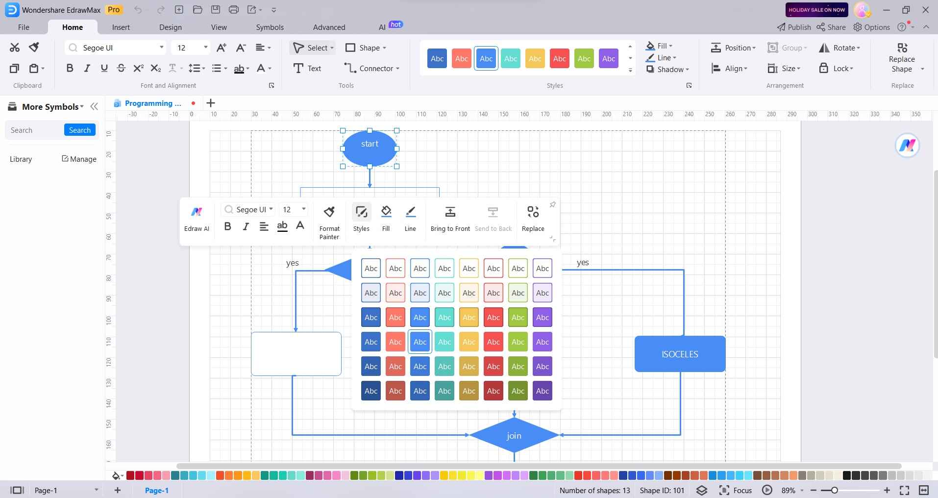 format colors