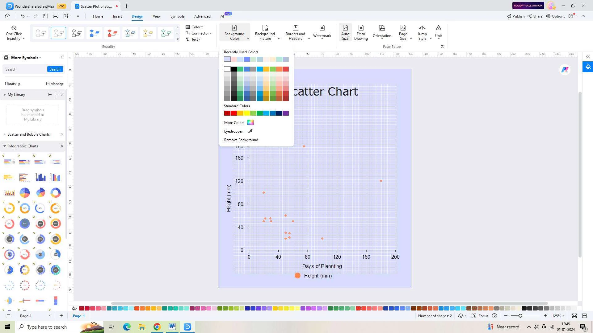 customizing the template