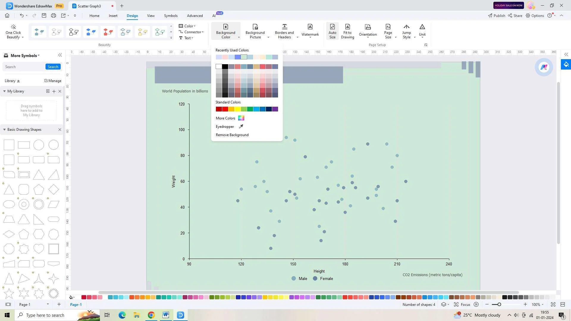 customizing the template