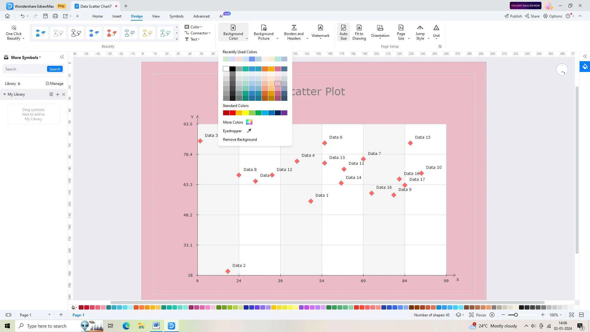 customizing the template