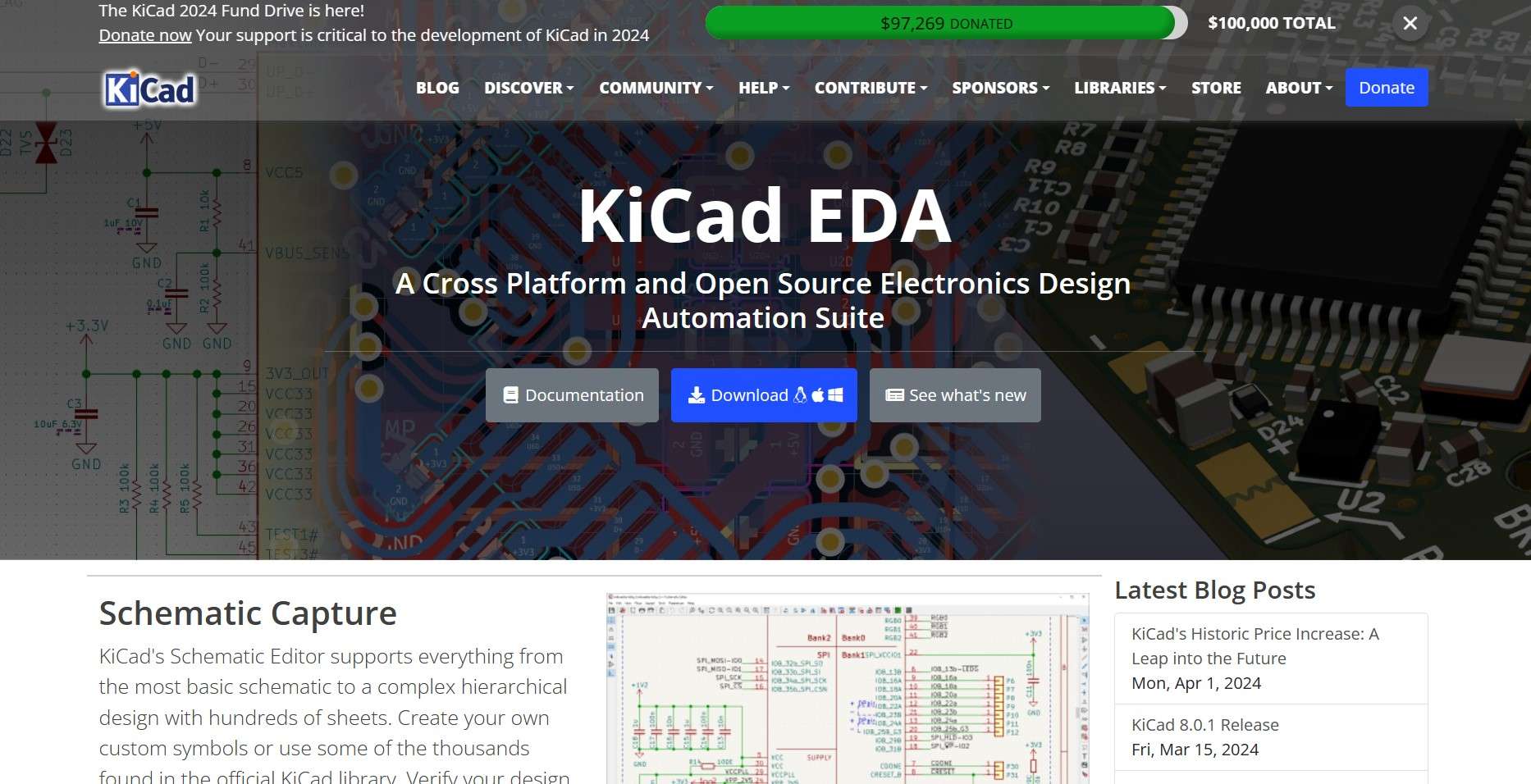 kicad schematic diagram making tool