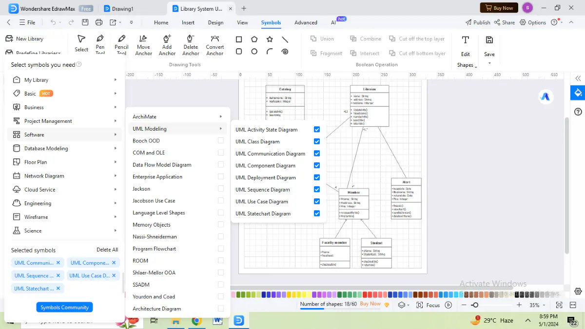 customize the sequence diagram