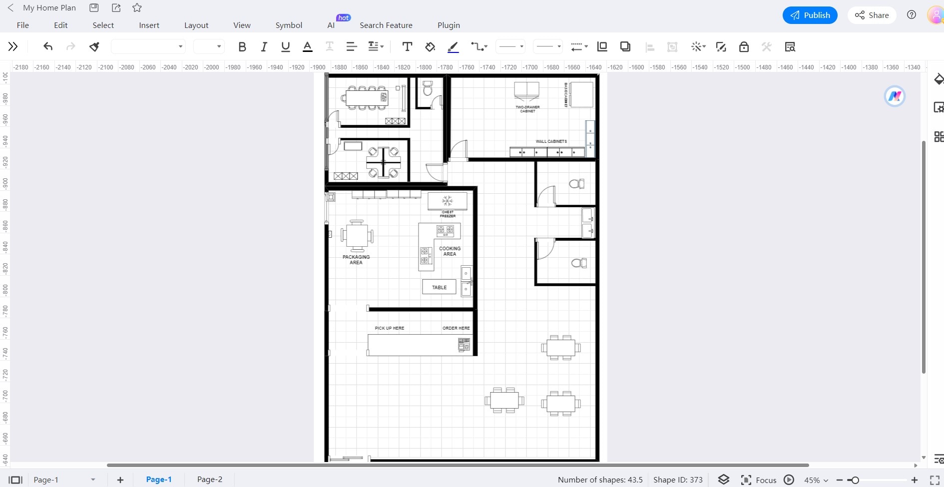 charming shop home plans