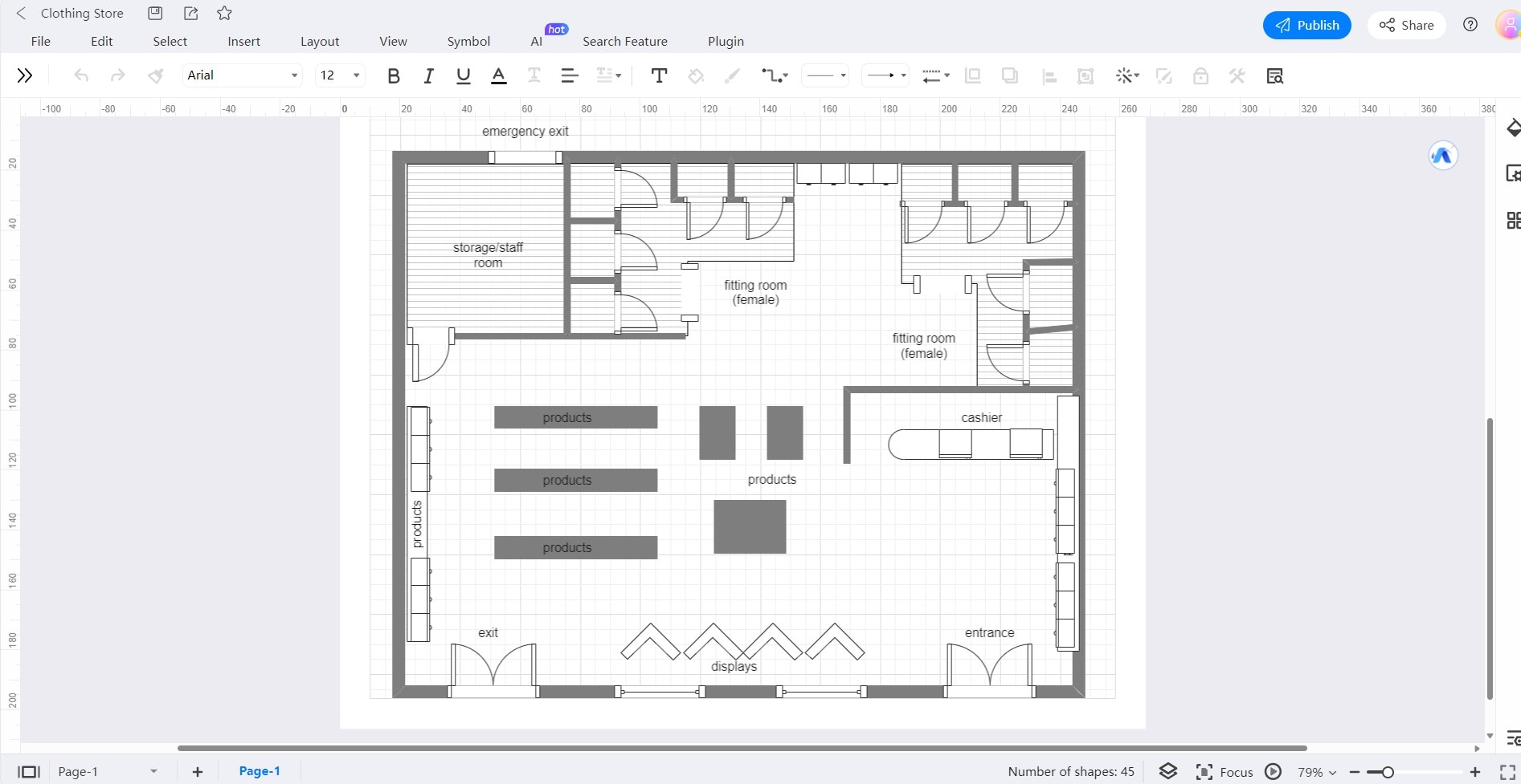 top shop house blueprints