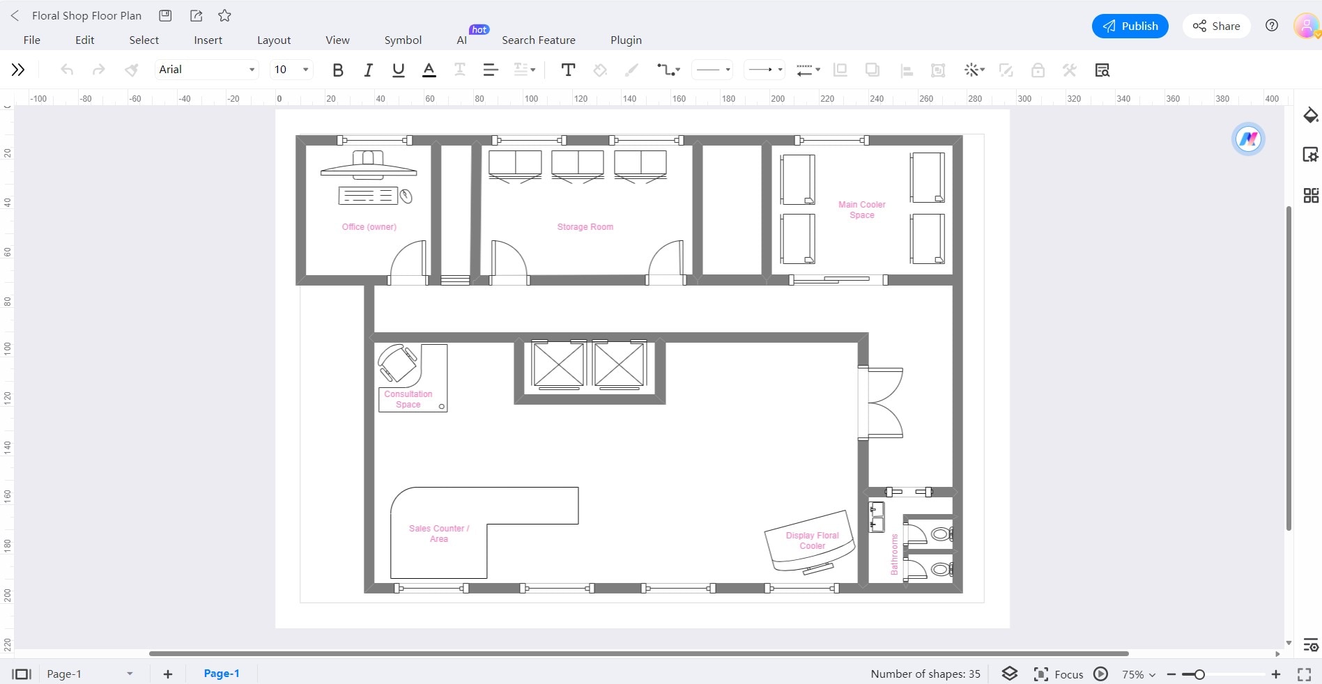 amazing shop floor plans