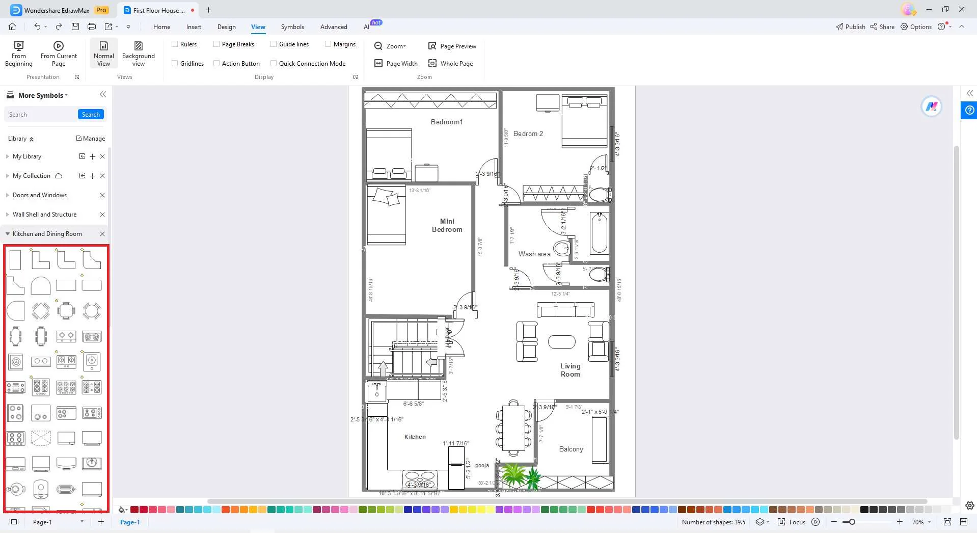 edrawmax editing interface