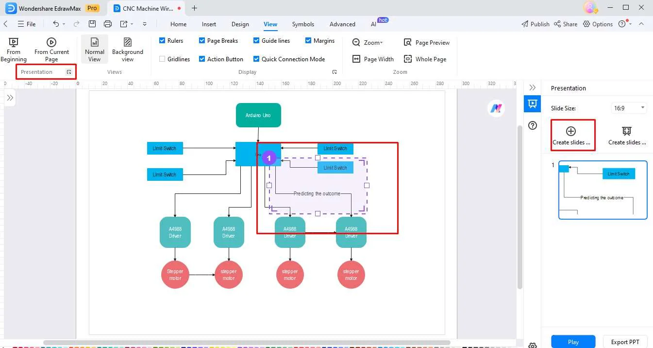 create a state machine diagram