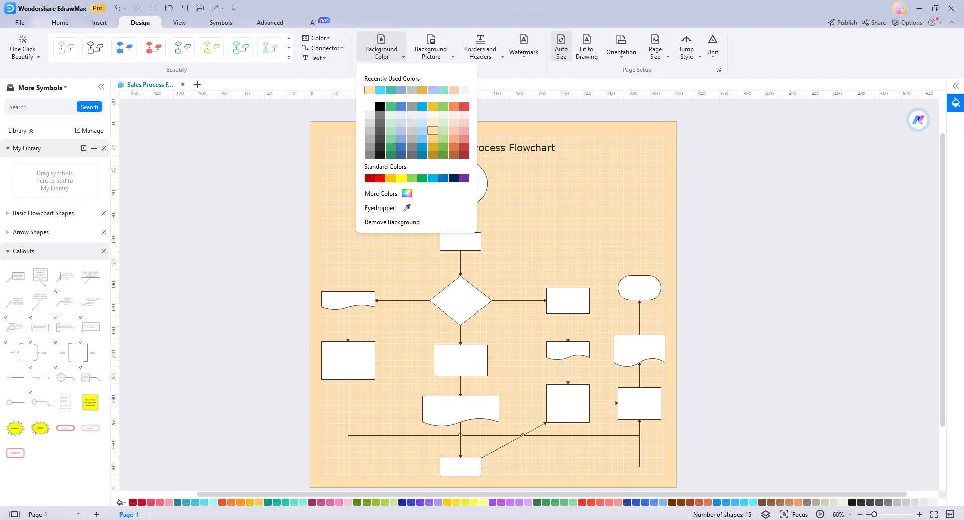 modifying the template