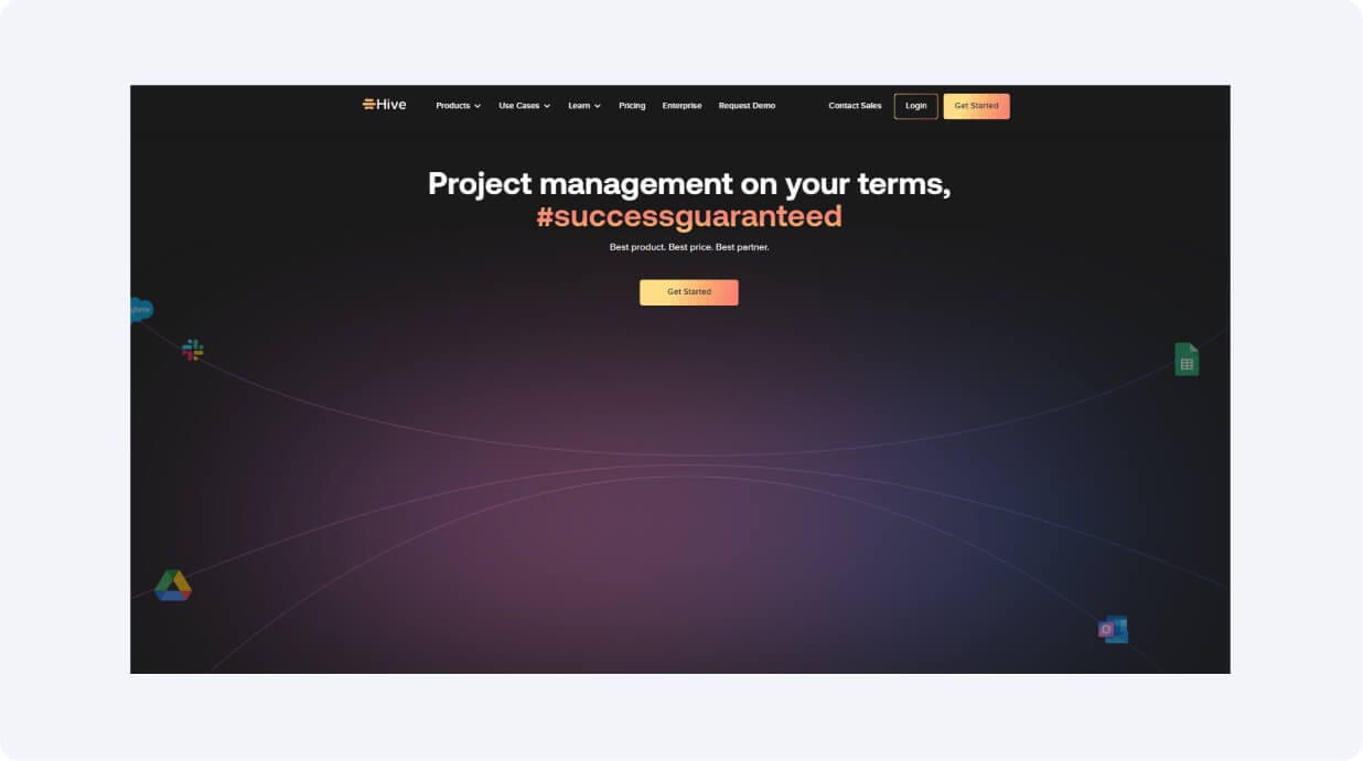 homepage of hive