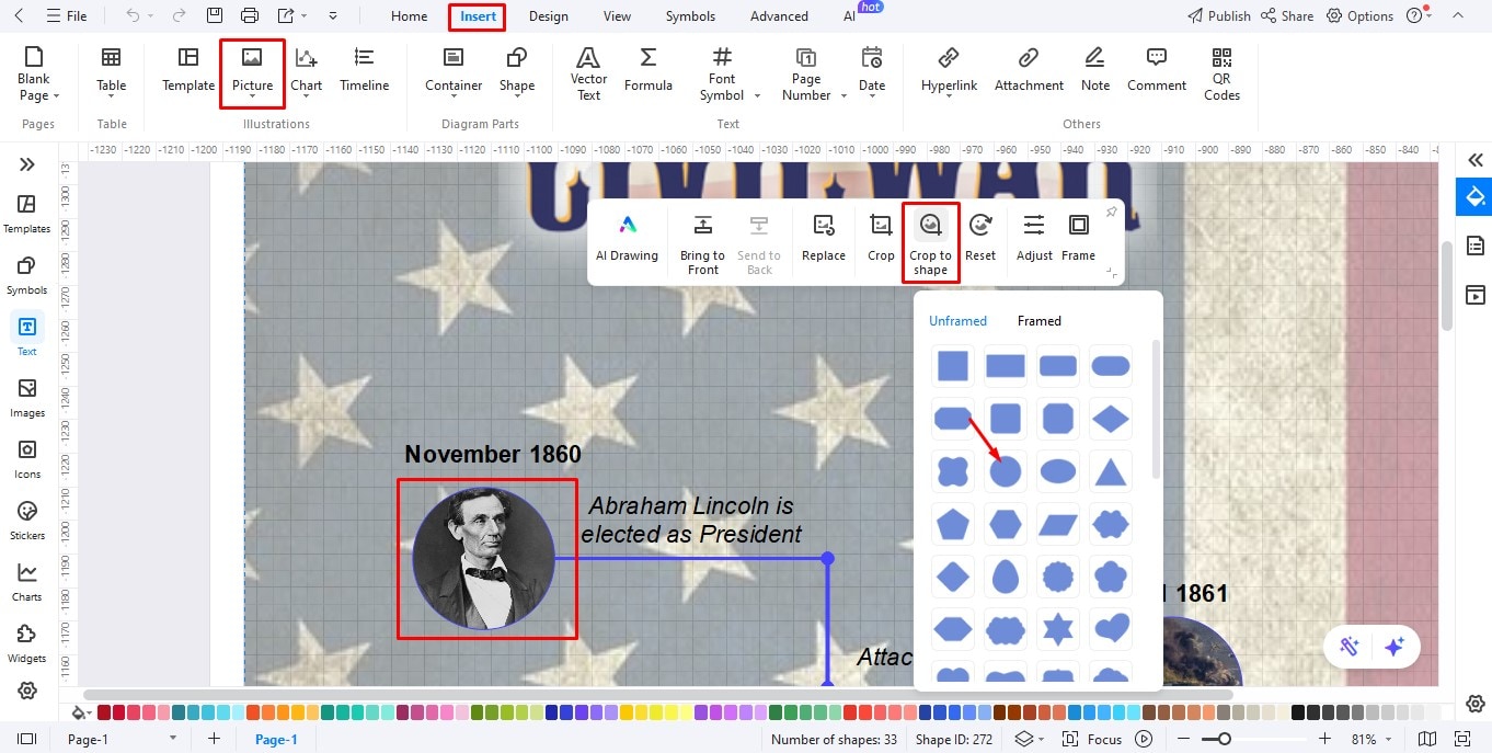 insert thumbnail images