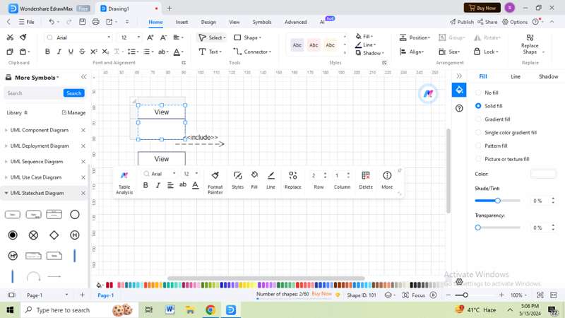 customizing timing diagram in edrawmax