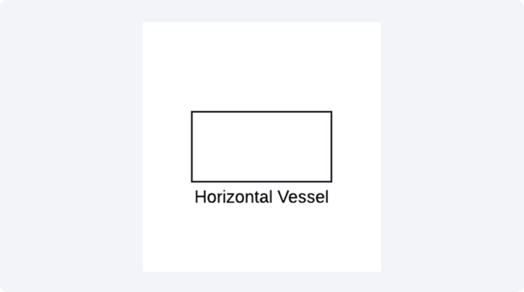 horizontal vessel