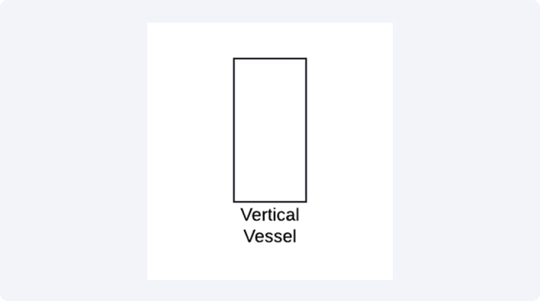 vertical vessel