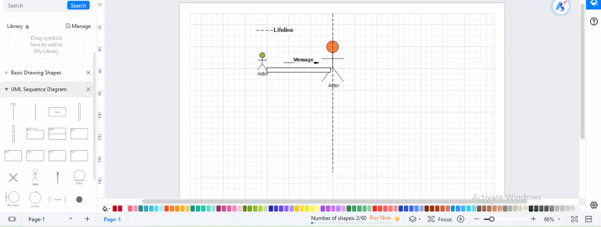 activation bar for sequence diagram