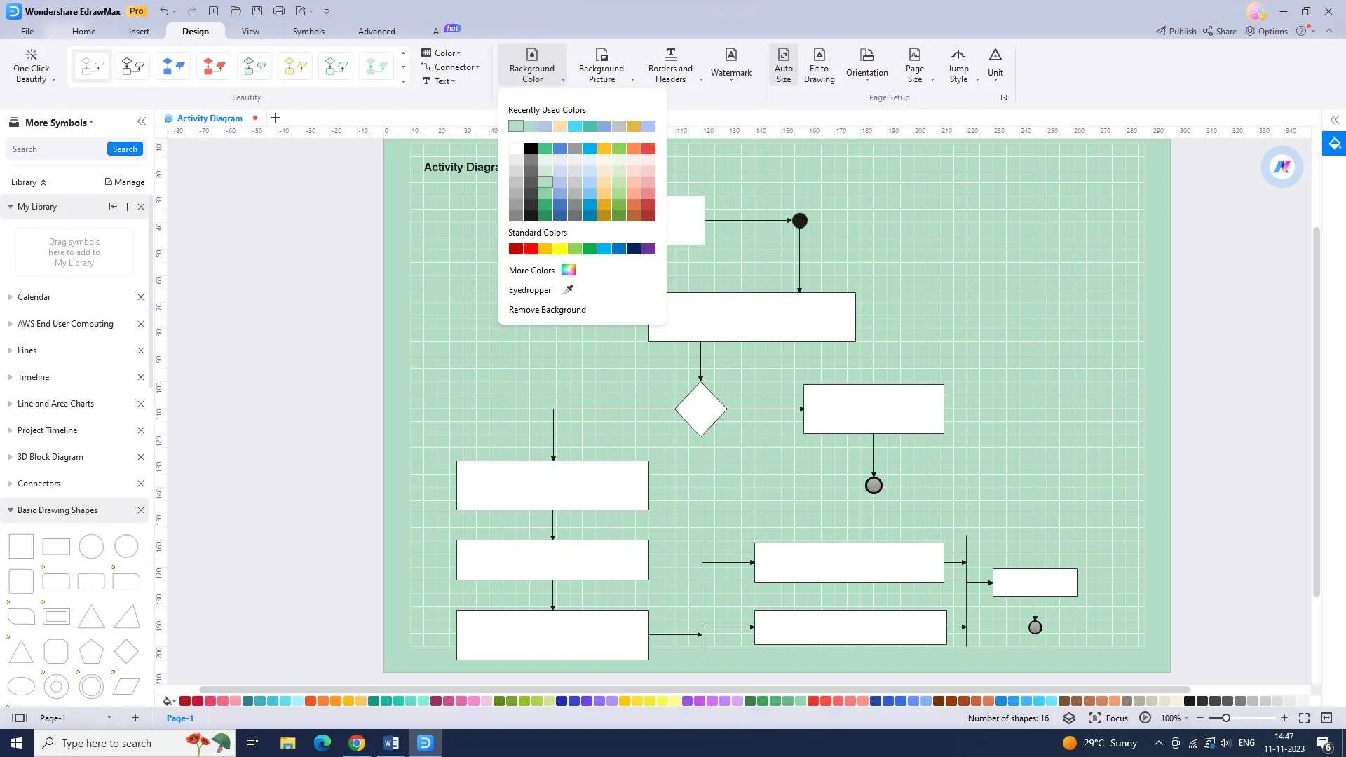 customizing the template