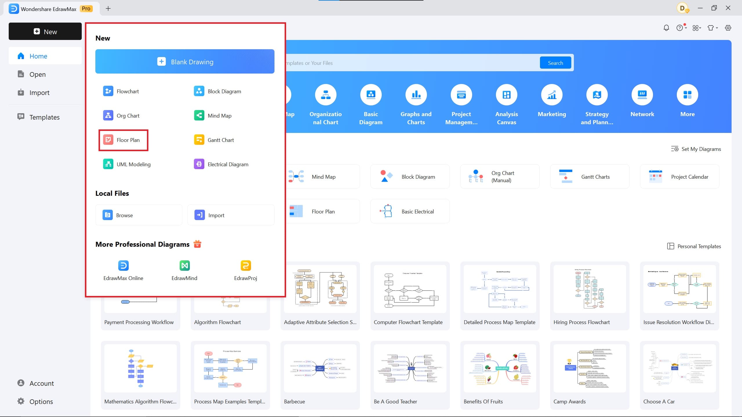 edrawmax 700 sq.ft floor plan