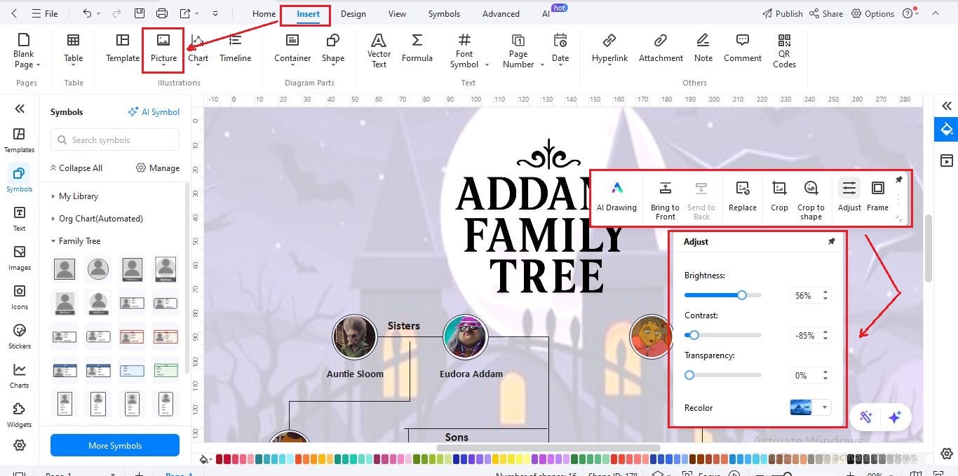 EdrawMax-Interface-add-background-image
