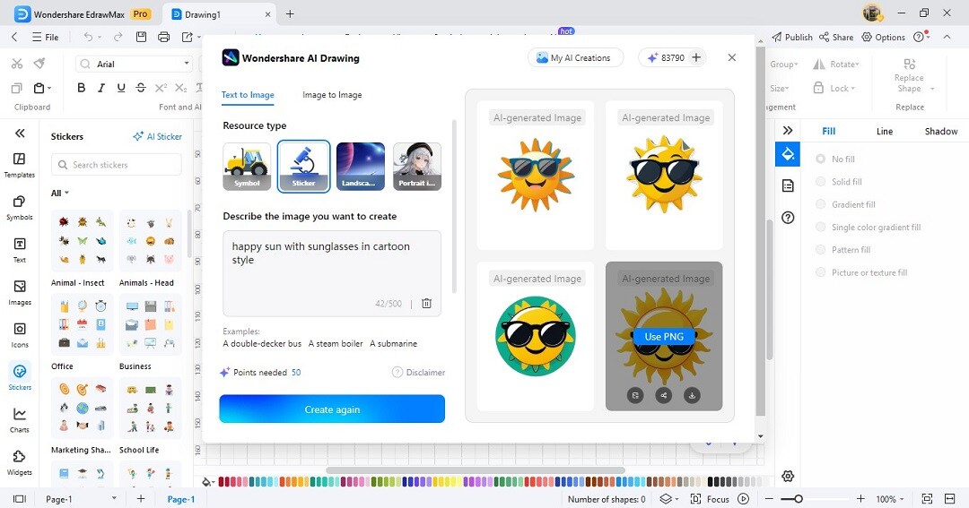 custom ai-generated stickers for free