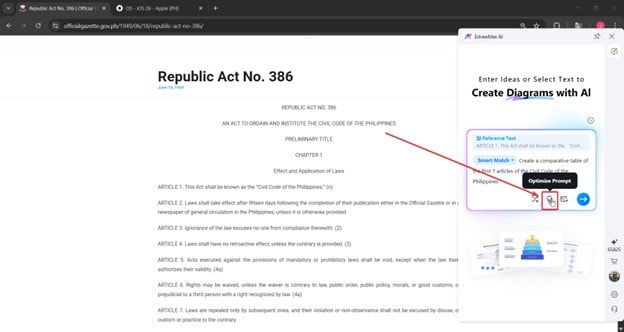 edrawmax optimize prompt