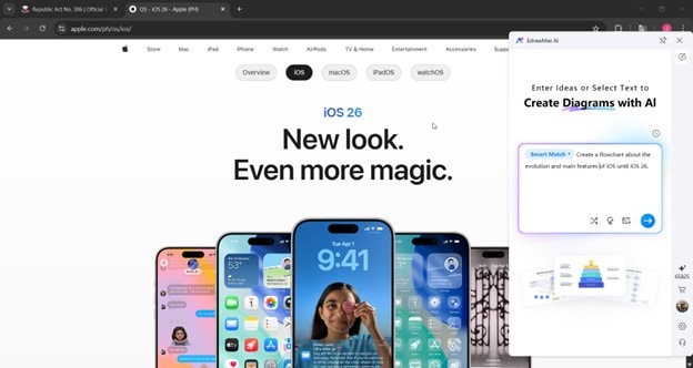 edrawmax ai ball text prompt