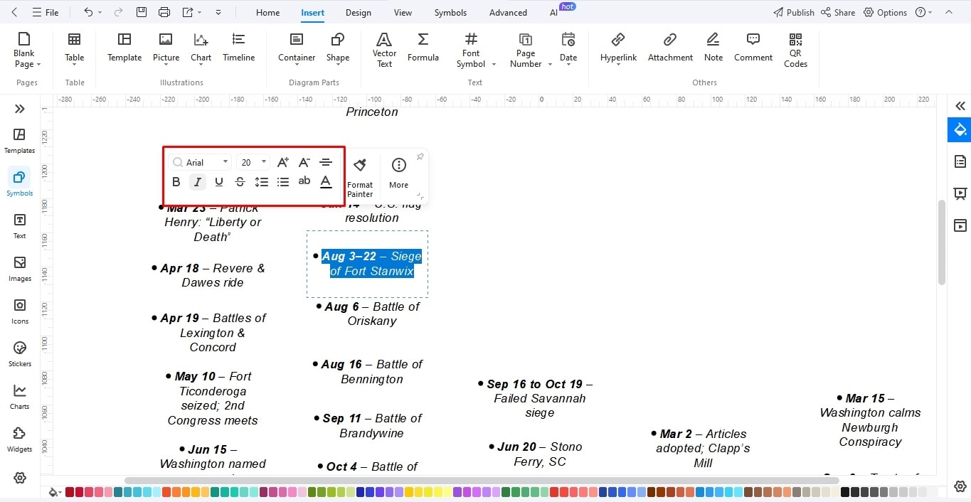 step-04-add-text-labels-edrawmax-timeline
