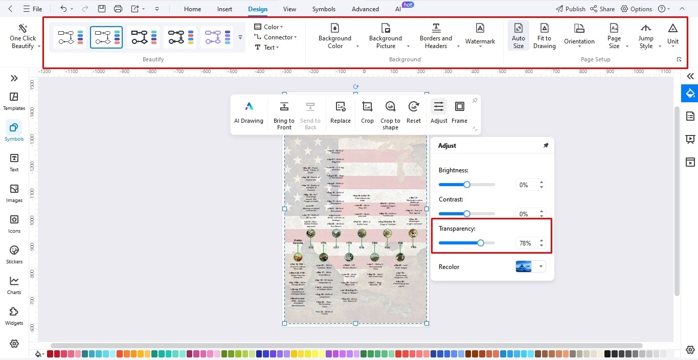 step-06-modify-the-timeline-design-edrawmax