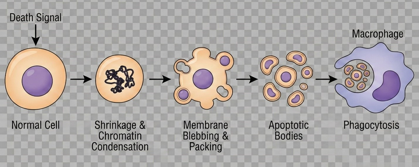 Programmed-cell-death-stages