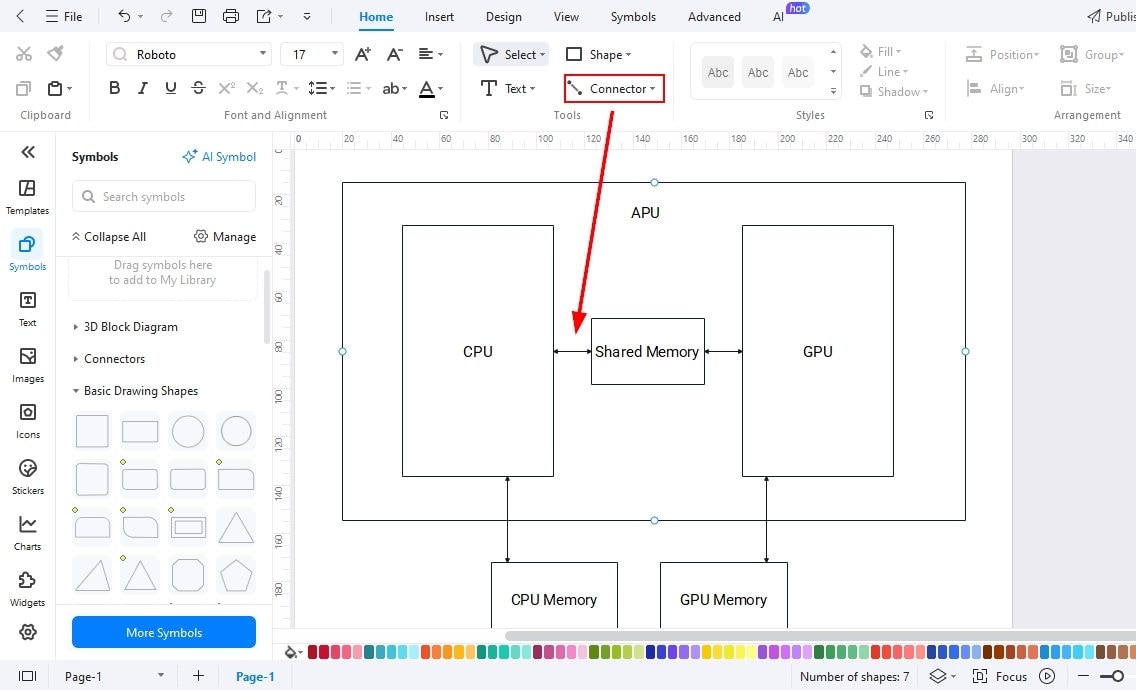 add relationships among the elements