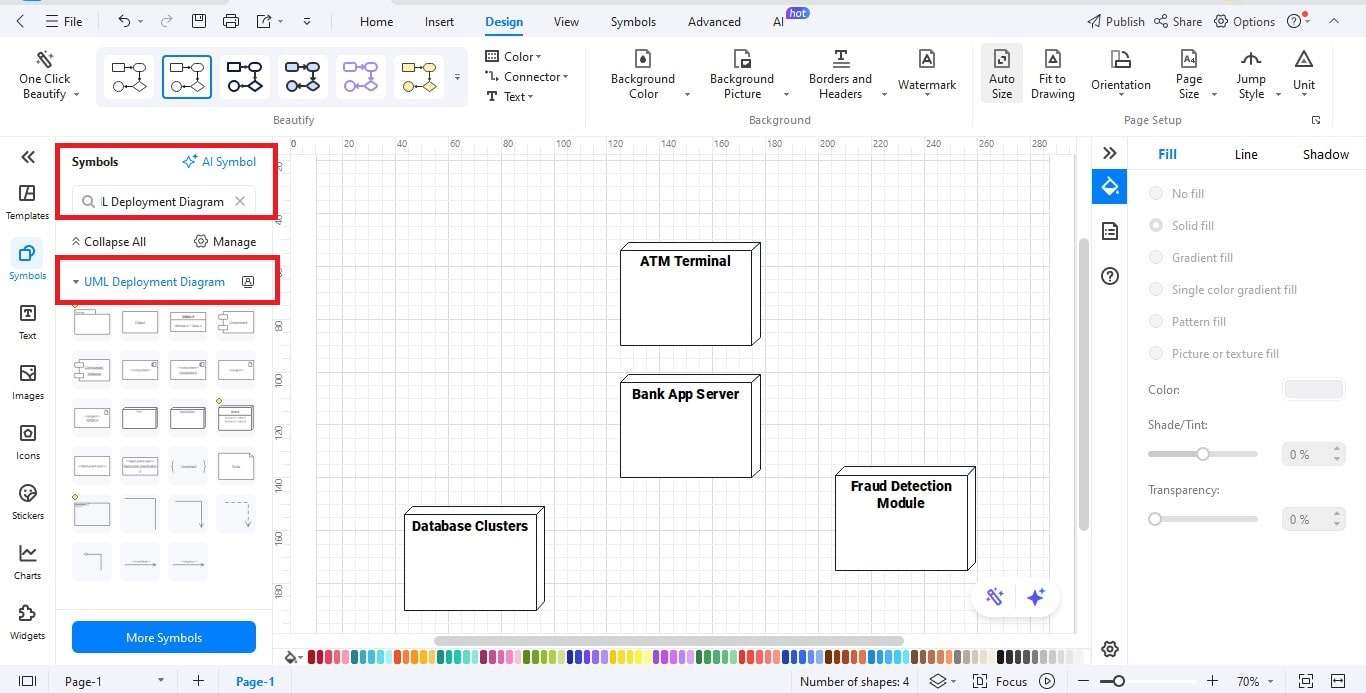Deployment diagram ATM step 2