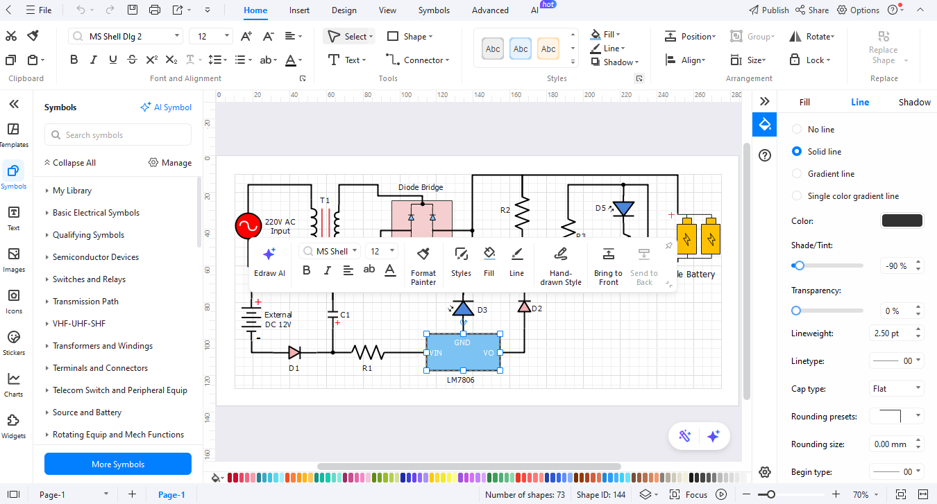 customize-the-circuit-diagram