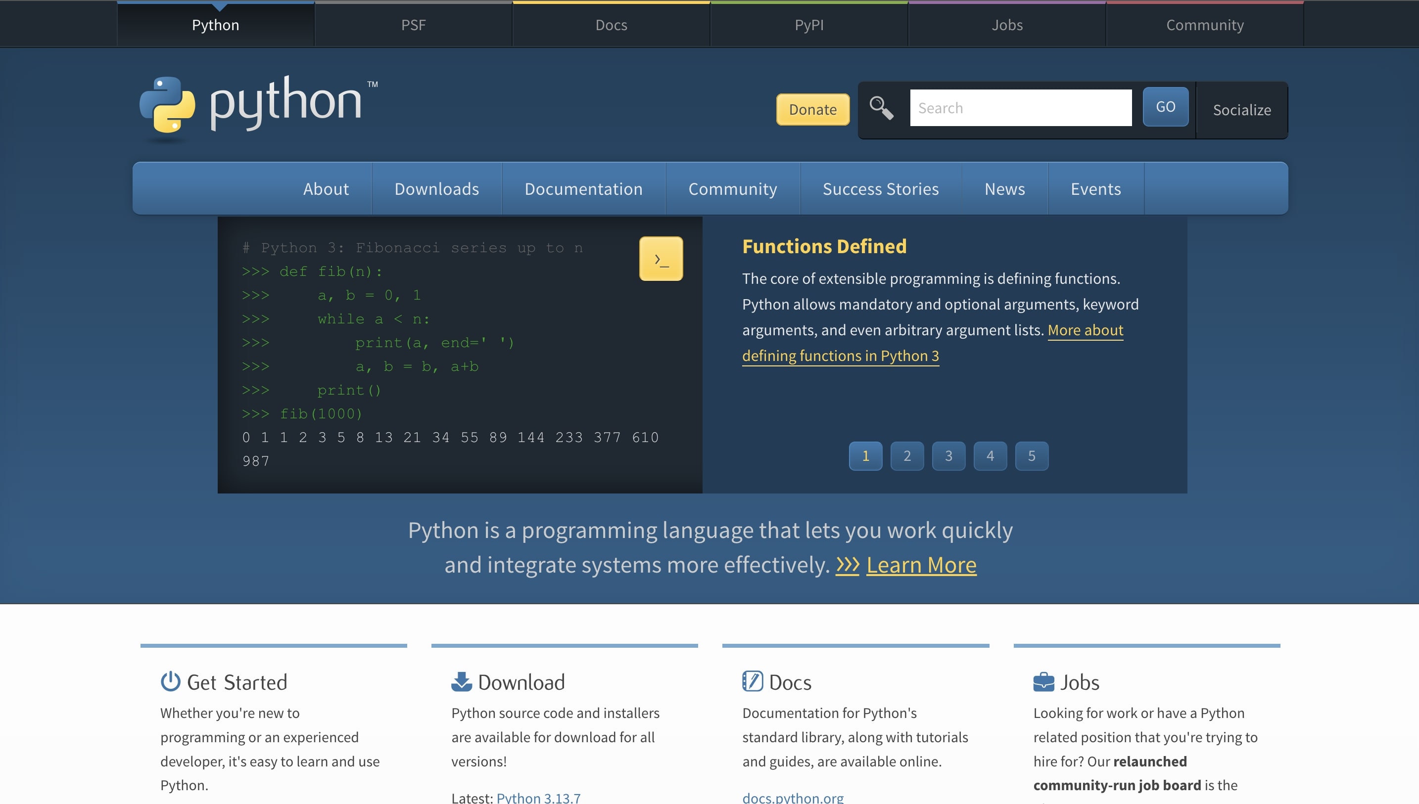 python-homepage