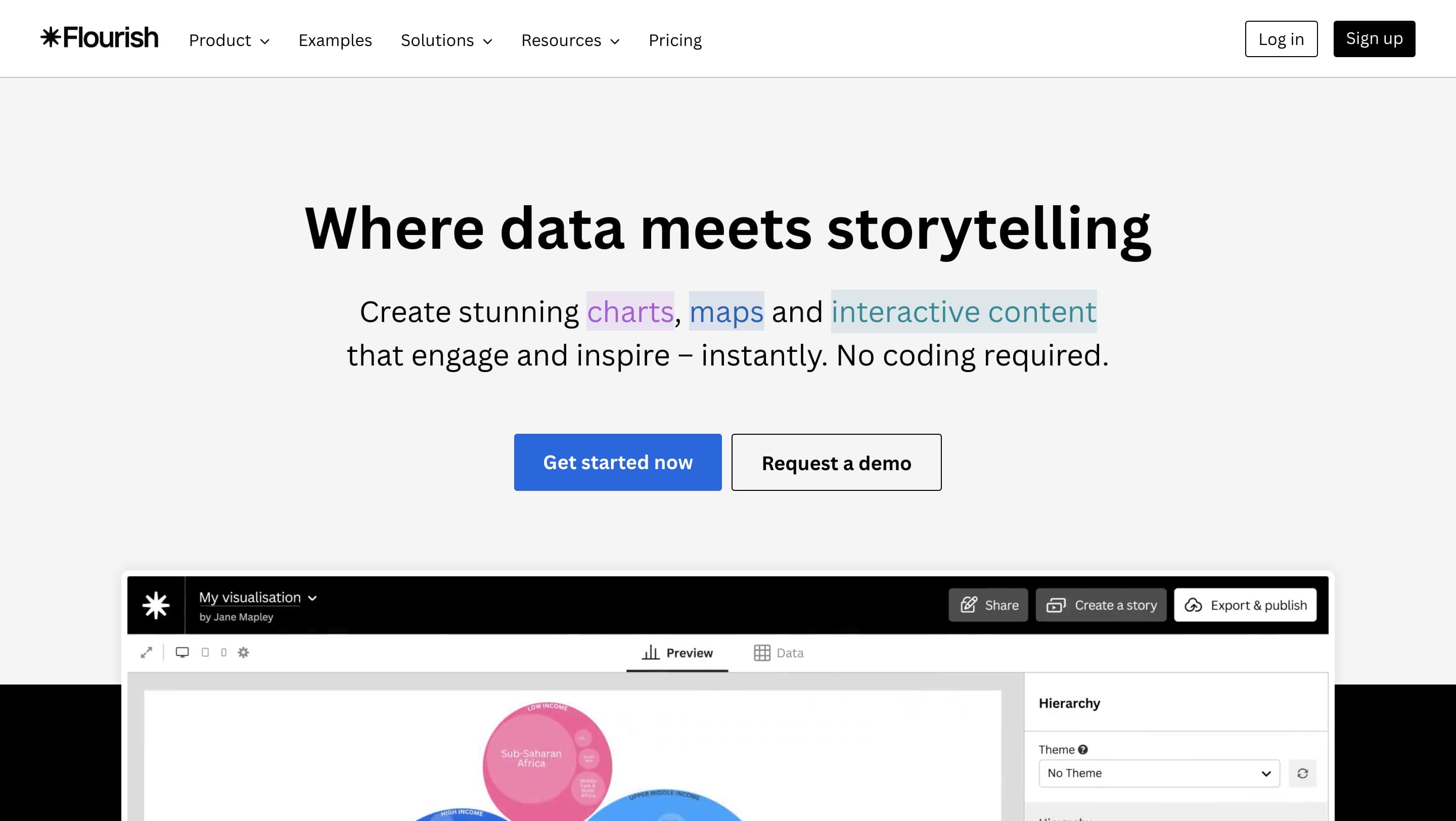 flourish-homepage-interface