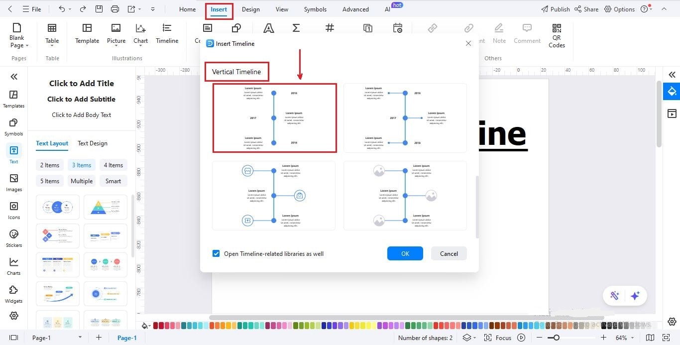 Timeline-Insert-Layout
