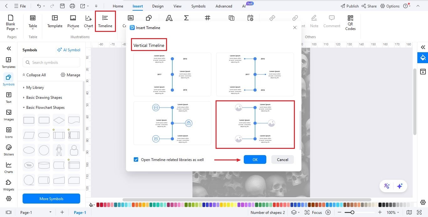 step-4 insert timeline