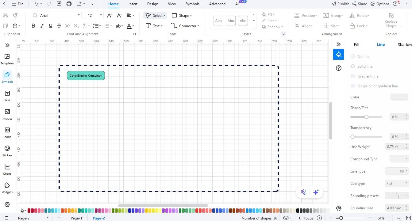 EdrawMax-Container Boundary