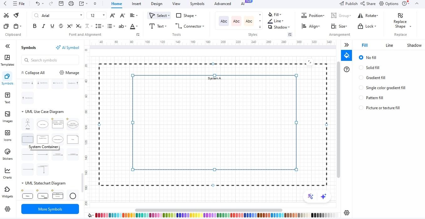 C4 Diagram-Inserting the central system box